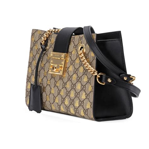 gucci padlock mini bee|gucci padlock bag On Sale .